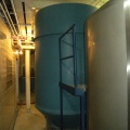 Second floor 5000 pound ground malt tank.
